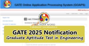 GATE 2025 Registration Date